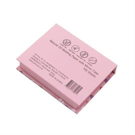 [VARUZA] Natural Oil Absorption Control Paper Cherry Blossom(Mirror Case + Refill) 400EA – Gentle on Sensitive Skin, Absorbs Sebum, Soft Finish, Easy-to-Use Tissue Type - Made in KOREA